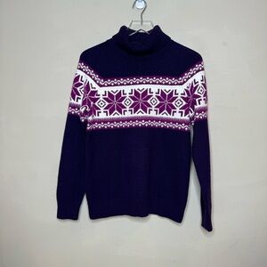 Lands' End Turtleneck Wool Sweaters for Women size XS